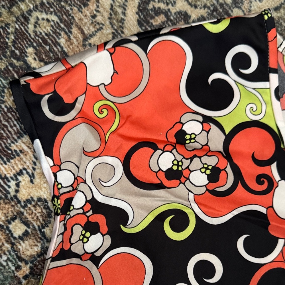 Kasper Multicolor Floral A-Line Skirt - Picture 3 of 5